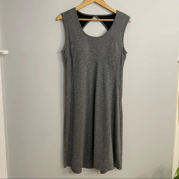 Prana Women’s Calico Athletic Dress Heather Grey - Picture 2 of 11
